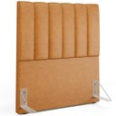 Ver imagem 2 de Cabeceira Cama Box Solteiro 100 cm Dália W01 Couríssimo Whisky - Lyam Decor