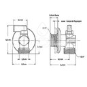 Ver imagem 6 de Torneira Esfera Tanque Máquina Lavar Jardim Metal 1 Saída