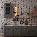 Ver imagem 1 de Papel de Parede Casual Vasos de Flores Gh Papel de Parede 2,2m