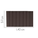 Ver imagem 2 de Painel Estofada Líbia 140CM Casal Courino Marrom - D A DECOR