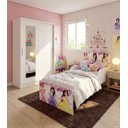 Ver imagem 1 de Quarto Completo Guarda Roupa e Mini Cama Princesa Infantil Menina Criança