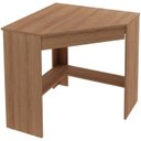 Ver imagem 1 de Escrivaninha Mesa Escritorio de Canto 76,5 Cm Me4169 Amendoa Tecno Mobili