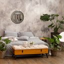 Ver imagem 4 de Espelho decorativo de parede redondo com moldura Premium Atenas preto