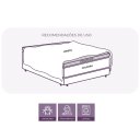 Ver mais imagens de Pillow Top Queen Dupla Face 200 Fios 6cm 700g/m² 158x200cm Branco