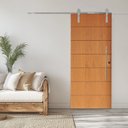 Ver imagem 1 de Porta Correr 2 Trilhos Soft Aparente Puxador Tubo 60cm 82x210cm Belíssima Rodam Abertura Esquerda Branco