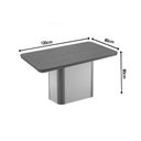 Ver imagem 3 de Conjunto: Mesa de Cozinha Pietá c/ Tampo Madeirado Canto Curvo 120x80cm e 4 Cadeiras Dakota