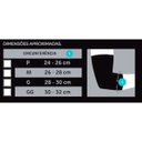 Ver imagem 6 de Cotoveleira de Compressão Pro Cinza com Azul Turquesa N1 Sport