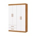 Ver imagem 2 de Guarda Roupa 4 Portas 2 Gavetas Allure -grand Line