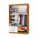 Ver imagem 3 de Guarda Roupa 4 Portas 2 Gavetas Allure -grand Line