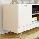 Ver imagem 6 de Rack para TV Até 60 Polegadas Nature com 2 Gavetas e uma 1 Porta Babus