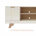 Ver imagem 7 de Rack para TV Até 60 Polegadas Nature com 2 Gavetas e uma 1 Porta Babus