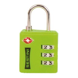 Cadeado Tsa com Combinação Verde - 1