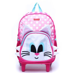 Mochila de Rodinhas Sestini Kids M Rosa/Azul - 1