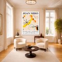 Ver imagem 5 de Quadro Canvas Joan Miro Elements Poster 90x60cm Mold Preta