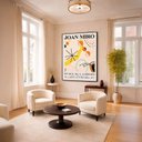 Ver imagem 3 de Quadro Canvas Joan Miro Elements Poster 90x60cm Mold Preta