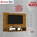 Ver imagem 3 de Painel para Tv Navi Bechara Painel Suspenso Aéreo até 42 Polegadas Prateleira Nichos Porta Objetos