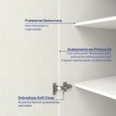 Ver imagem 7 de Guarda Roupa Modulado 100% MDF 1 Porta Orion CabeCasa MadeiraOriginals Bege