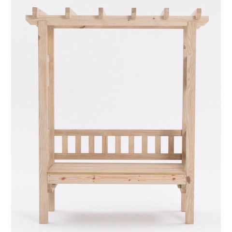 Pergolado de Madeira 1,75x0,90 Metros - Modelo Chardonnay - Pensemadeiras - Única Único