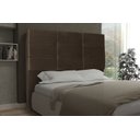 Ver imagem 1 de Cabeceira Cama Box Casal 140cm Toquio - Móveis Roperi - Suede Marrom