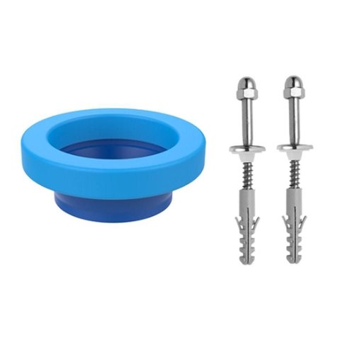 Anel de Vedação com Guia + Parafusos Bucha 10 P- Bacia Vaso