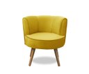 Ver imagem 2 de Poltrona Para Sala Decorativa Isadora Suede Amarelo Madelina Decor
