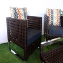 Ver imagem 2 de Conjunto Poltronas Itália Para Jardim, Área externa, Decoração Trama Original
