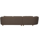 Ver mais imagens de Sofá 05 Lugares 330cm Arizona com Chaise Direito Bouclé Marrom - Nexta Casa