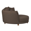 Ver imagem 7 de Sofá 05 Lugares 330cm Arizona com Chaise Direito Bouclé Marrom - Nexta Casa