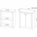 Ver imagem 5 de Conjunto de Escritório com Escrivaninha 05 pç CJ43018-035 Tecno Móbili - Tecno Móbili Nogal