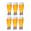 Ver imagem 1 de Conjunto 6 Copos Tulipa Chopp Cerveja Vidro Bar 325ml