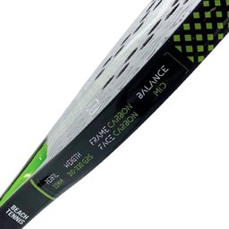 Raquete de Beach Tennis Action Full Carbon Verde Vg Plus - 4