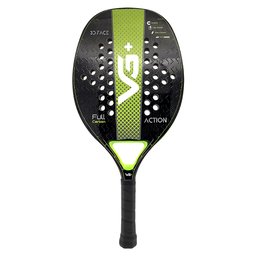 Raquete de Beach Tennis Action Full Carbon Verde Vg Plus - 1