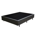 Ver imagem 1 de Base Box Viúva Santo Box Sintético Cinza 40x128x188