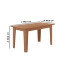Ver imagem 3 de Conjunto de Mesa Tais com 4 Cadeiras Star em Mdf Tuboarte