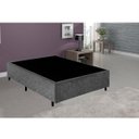 Ver imagem 3 de Base Box Viúva Santo Box Suede Cinza 40x128x188