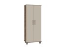 Ver imagem 2 de Multiuso Organizador Lis 2 Portas Cor Canela /off White