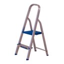 Ver imagem 2 de Escada Doméstica Alumínio 2 Degraus Dobrável 120kg Alumasa