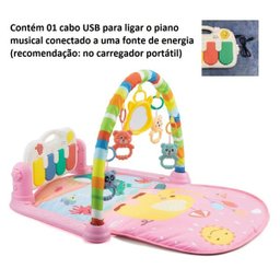 Tapete de Atividades Multifuncional Alegria Rosa Color Baby - 2