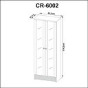 Ver imagem 4 de Cristaleira Natural com 2 Portas em Vidro