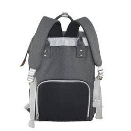 Mochila de Maternidade Cinza Escuro Color Baby - 3