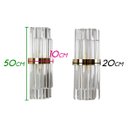 Ver imagem 2 de Arandela Karin Jy-02-Mg Ouro Starlux + 2x LED G9 Branco Frio St2392
