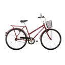 Ver imagem 2 de Bicicleta Houston Onix VB Freio V-Brake com Cesta Aro 26 Vermelha ON26V1M