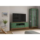 Ver imagem 1 de Rack 2 Portas e 1 Gaveta - Cor: Verde