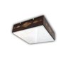 Luminária Plafon Madeira Maresias Ddek Pfng 30cm - 8