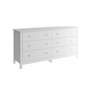Ver imagem 3 de Cômoda Trocador Infantil DM221INFANTIL 6 Gavetas Branco Ditália Móveis