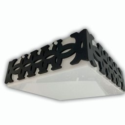 Luminária Plafon Madeira Ubatuba ddek DSSD 20 cm - 6