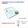 Luminária Plafon Madeira Capeche Ddek Dses 20cm - 2