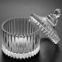 Ver imagem 6 de Kit 10 Potiches de Cristal com Tampa Carrosel Lyor 6,5x9cm Bomboniere Decorativo Lembrancinha