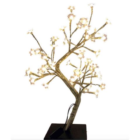 Arvore Led 45cm Cerejeira Rose Gold Magizi 220