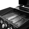 Churrasqueira a Gás 3 Queimadores Centrais 1 Lateral Americana a Bafo Carrinho - 2